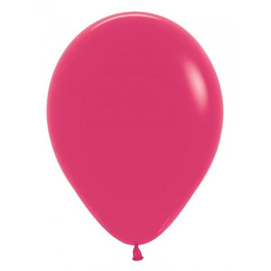 5 Inch Round Raspberry Pink Sempertex Plain Latex Balloons UNINFLATED