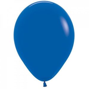 5 Inch Round Royal Blue Sempertex Plain Latex Balloons UNINFLATED