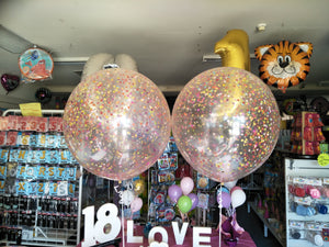 60cm Confetti Balloon each