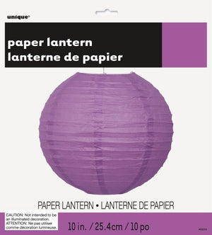 Paper Decoration Lantern Pretty Purple 25cm