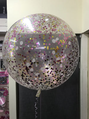 Giant 90cm (3ft) Confetti Balloon each