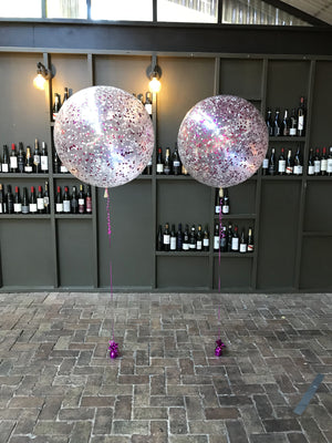 Giant 90cm (3ft) Confetti Balloon each