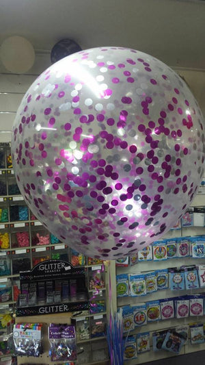 Giant 90cm (3ft) Confetti Balloon each