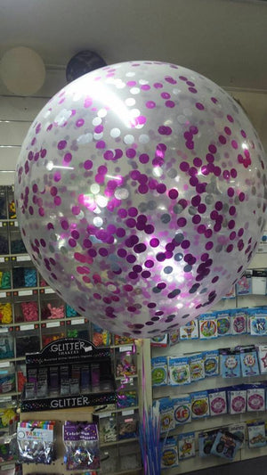 Giant 90cm (3ft) Confetti Balloon each