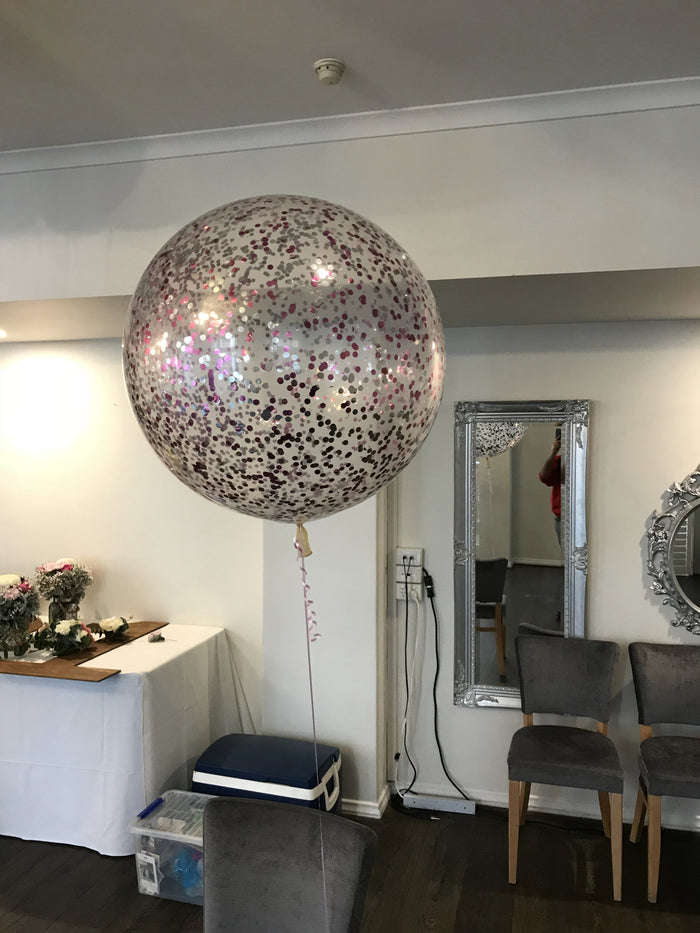 Giant 90cm (3ft) Confetti Balloon each