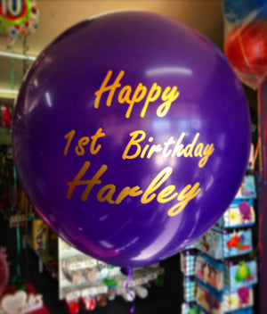 Giant 90cm (3ft) Personalised Balloon