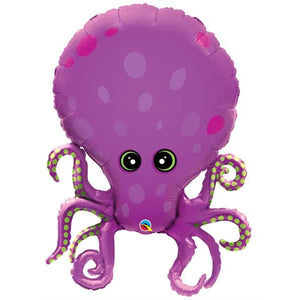 Amazing Octopus SuperShape Foil Balloon UNINFLATED