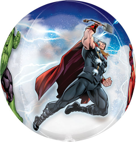 Avengers Clear Orbz Balloon UNINFLATED