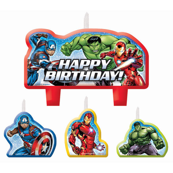 Avengers Epic Candles Set of 4
