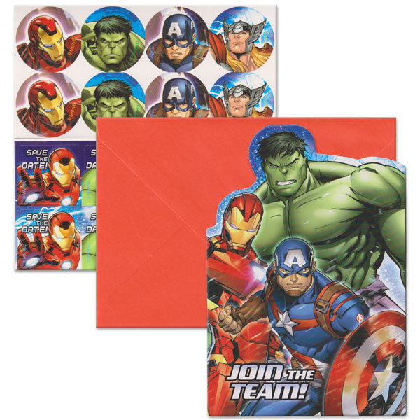 Avengers Epic Party Invitations
