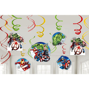 Avengers Epic Swirl Decorations