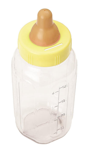Baby Bottle Bank Yellow Party Favors