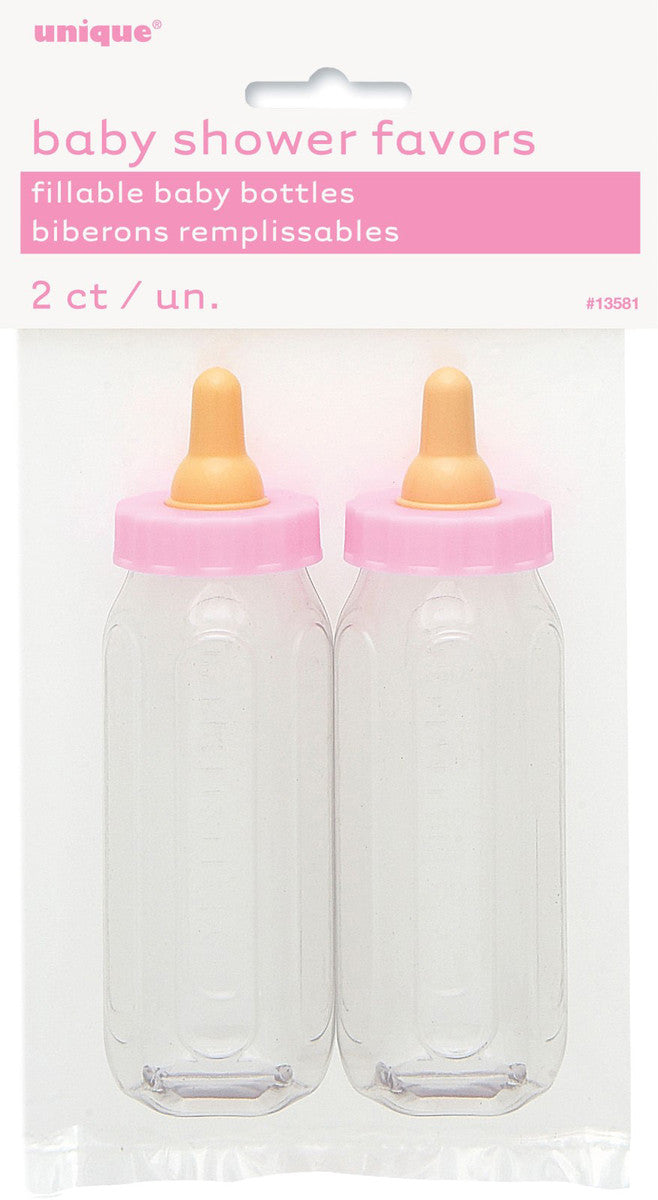 Baby Bottles Pink Party Favors