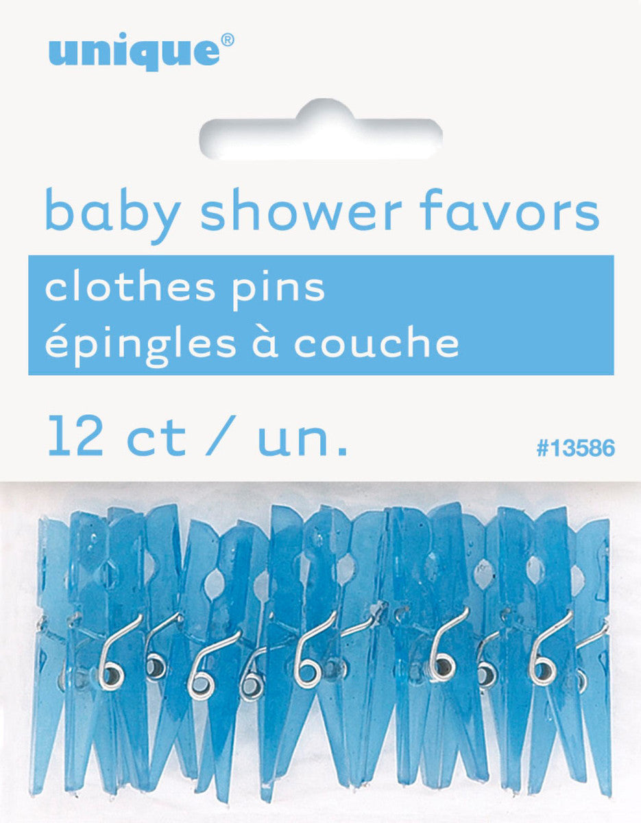 Baby Clothes Pins Blue Party Favors – The Party Superstore