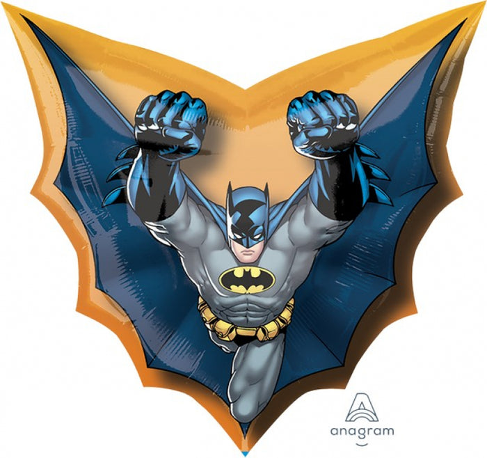 Batman Cape Shape SuperShape Foil Balloon UNINFLATED