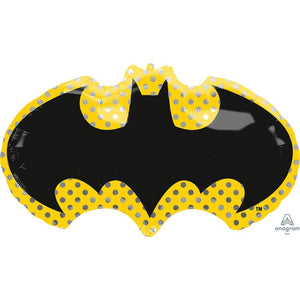 Batman Emblem Symbol SuperShape Foil Balloon UNINFLATED
