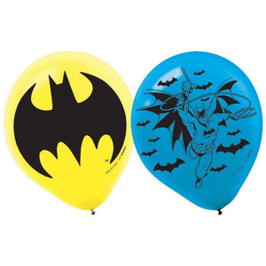 Batman Latex Balloon UNINFLATED - Pack of 6