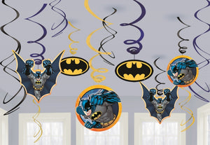 Batman Swirl Decorations