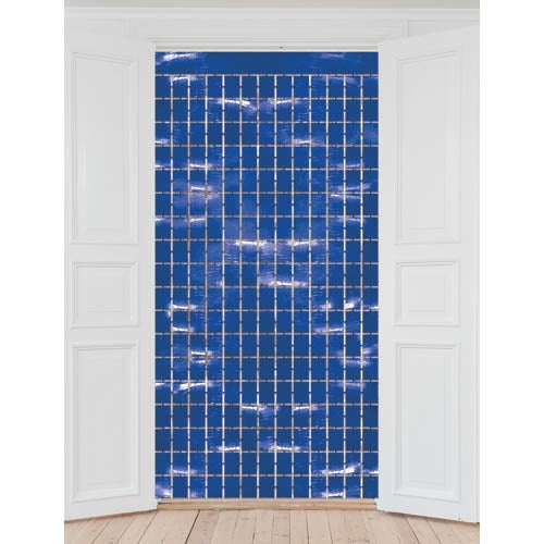 Blue Foil Backdrop Square Artwrap