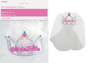 Bride To Be Veil Tiara