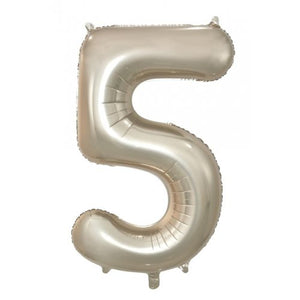 Champagne Number 5 Supershape 86cm Foil Balloon UNINFLATED