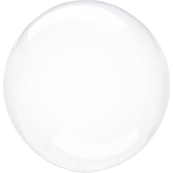 Clear 46cm Crystal Clearz Balloon UNINFLATED
