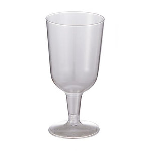 Clear Plastic Wine Glass 175ml - pack of 12