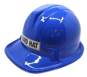 Construction Blue Plastic Party Hat
