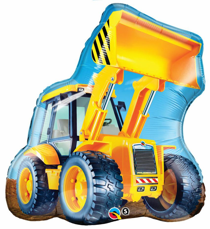 Construction Loader SuperShape Foil Balloon UNINFLATED