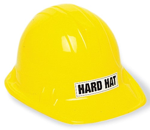 Construction Yellow Plastic Party Hat