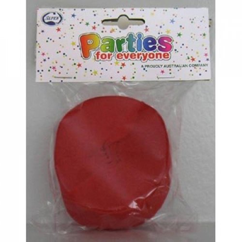Crepe Streamer Red