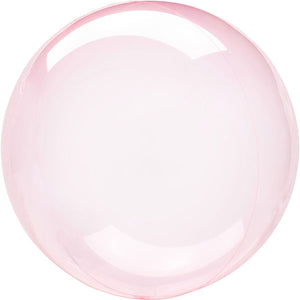 Dark Pink 46cm Crystal Clearz Balloon UNINFLATED