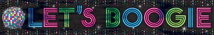 Disco Fever Foil Banner