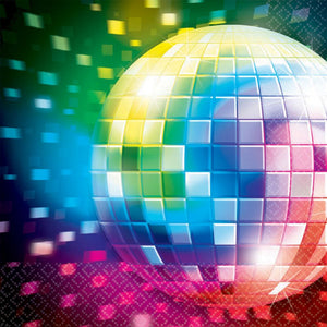 Disco Fever Lunch Napkins - Pack of 16