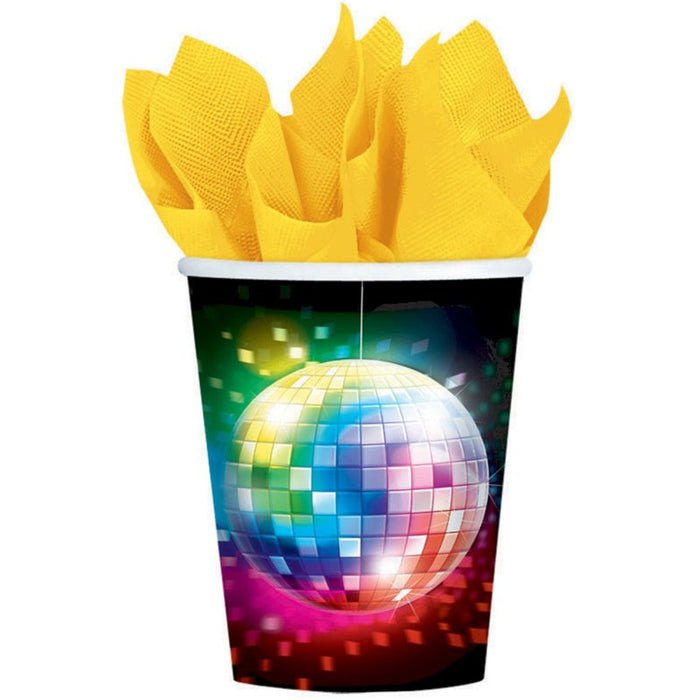 Disco Fever Paper Cups - Pack of 8
