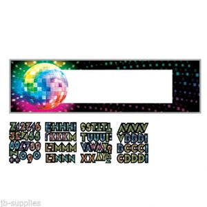 Disco Fever Personalize It Giant Banner