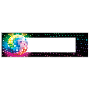 Disco Fever Personalize It Giant Banner
