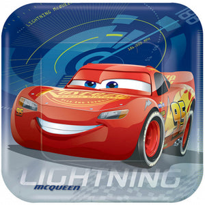 Disney Cars Paper Dinner Plates - Pack of 8