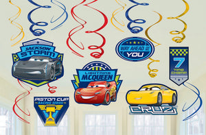 Disney Cars Swirl Decorations