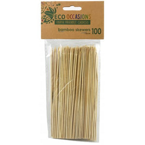 Eco Friendly Bamboo Skewer 2.5 mm x 15 cm - Pack of 100