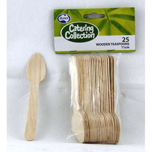 Eco Friendly Wooden Tea Spoons 110 mm - Pack of 25