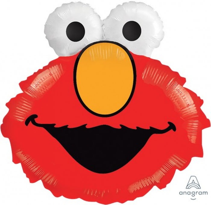 Elmo Head SuperShape Foil Balloon UNINFLATED