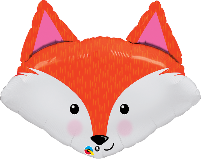 Fabulous Fox SuperShape Foil Balloon UNINFLATED