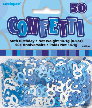 Glitz Blue 50 Confetti
