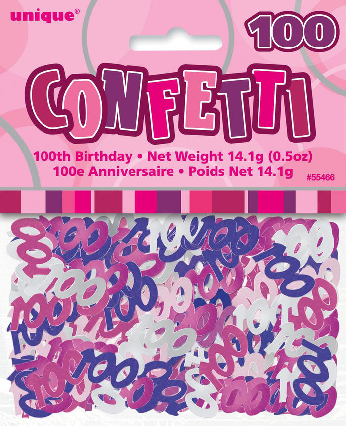 Glitz Pink 100 Confetti