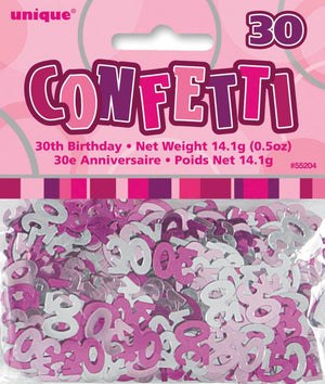 Glitz Pink 30 Confetti