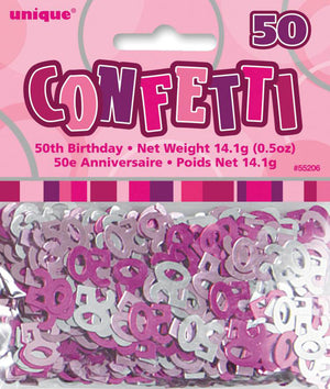Glitz Pink 50 Confetti