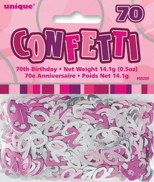 Glitz Pink 70 Confetti