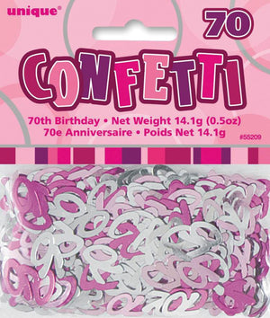 Glitz Pink 70 Confetti