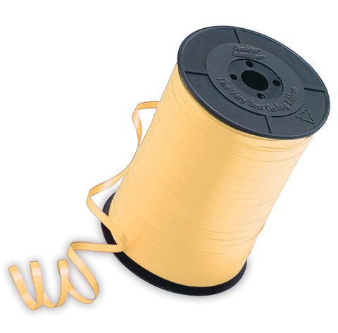 Gold Curling Balloon Ribbon